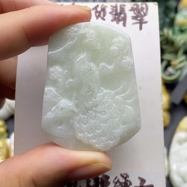 颈饰未镶嵌翡翠天然翡翠