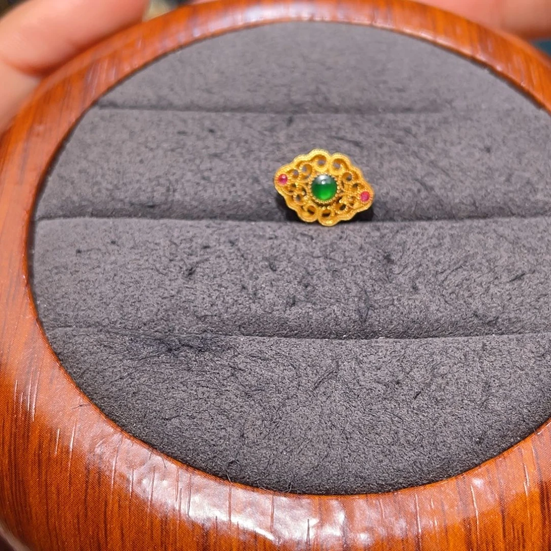 翡翠银S925镶嵌颈饰