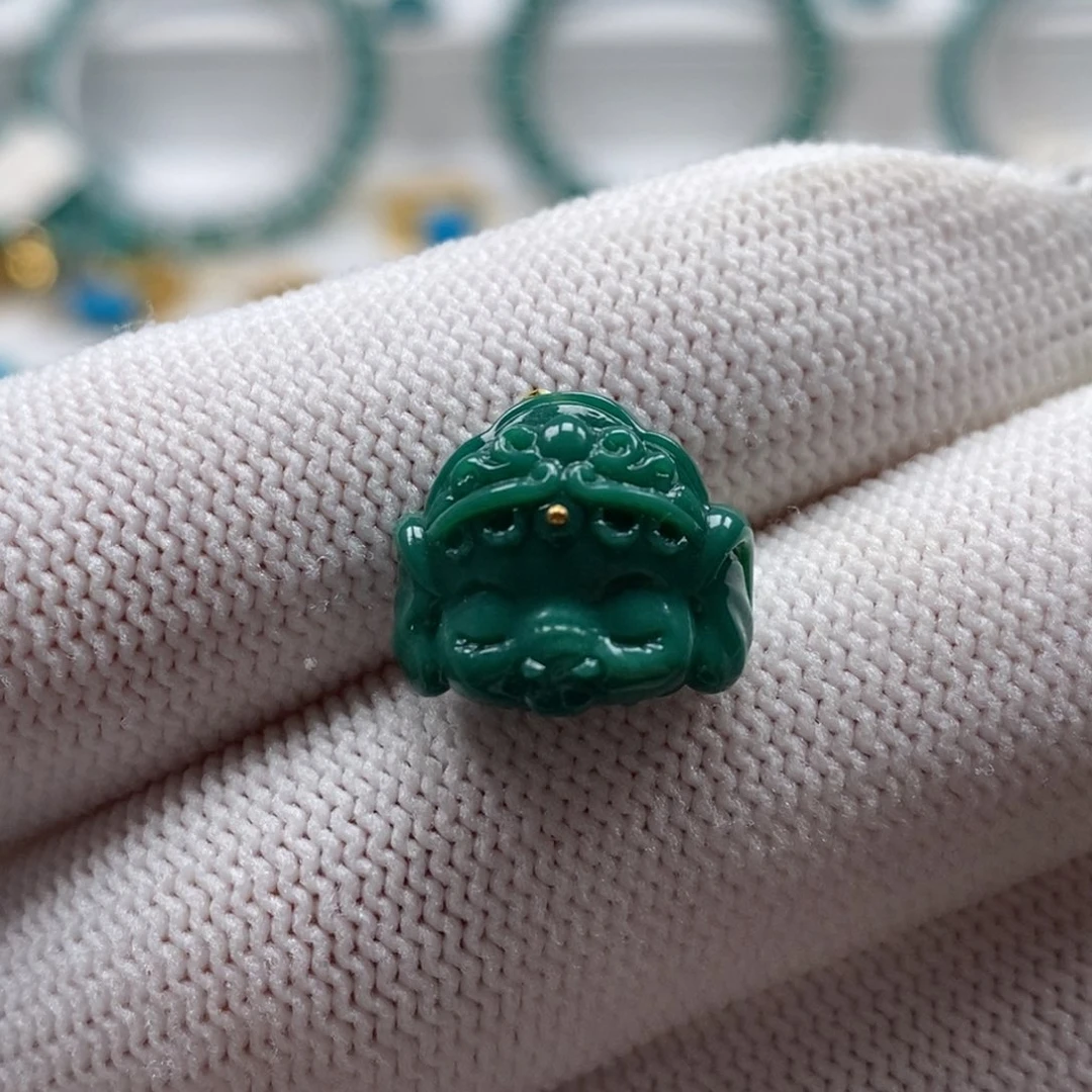 未镶嵌绿松石珠宝奇石象神14