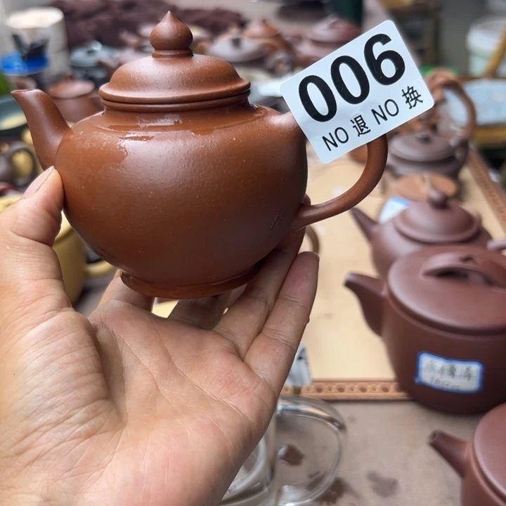 紫砂茶壶朱泥大瑕疵230cc左右