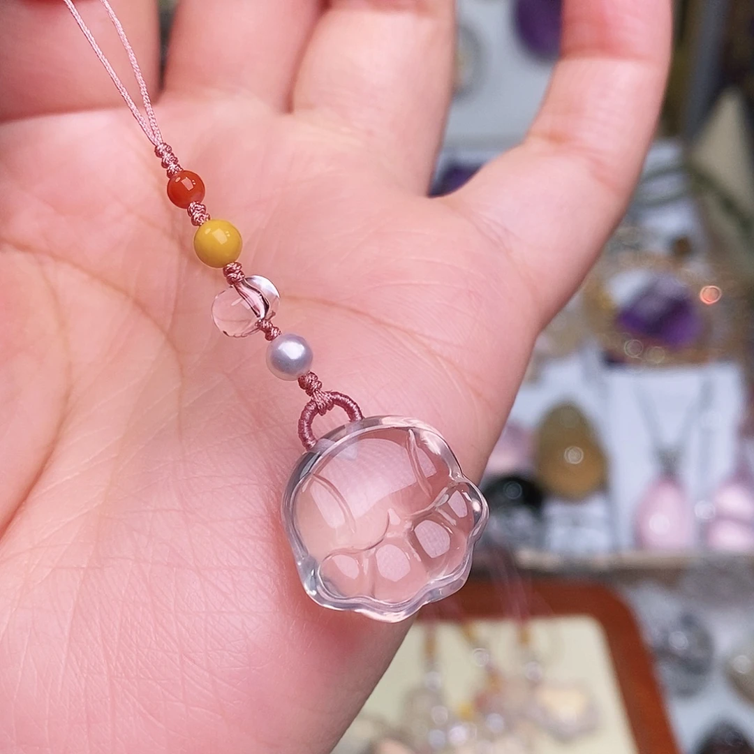 未镶嵌水晶吊坠(赠链)