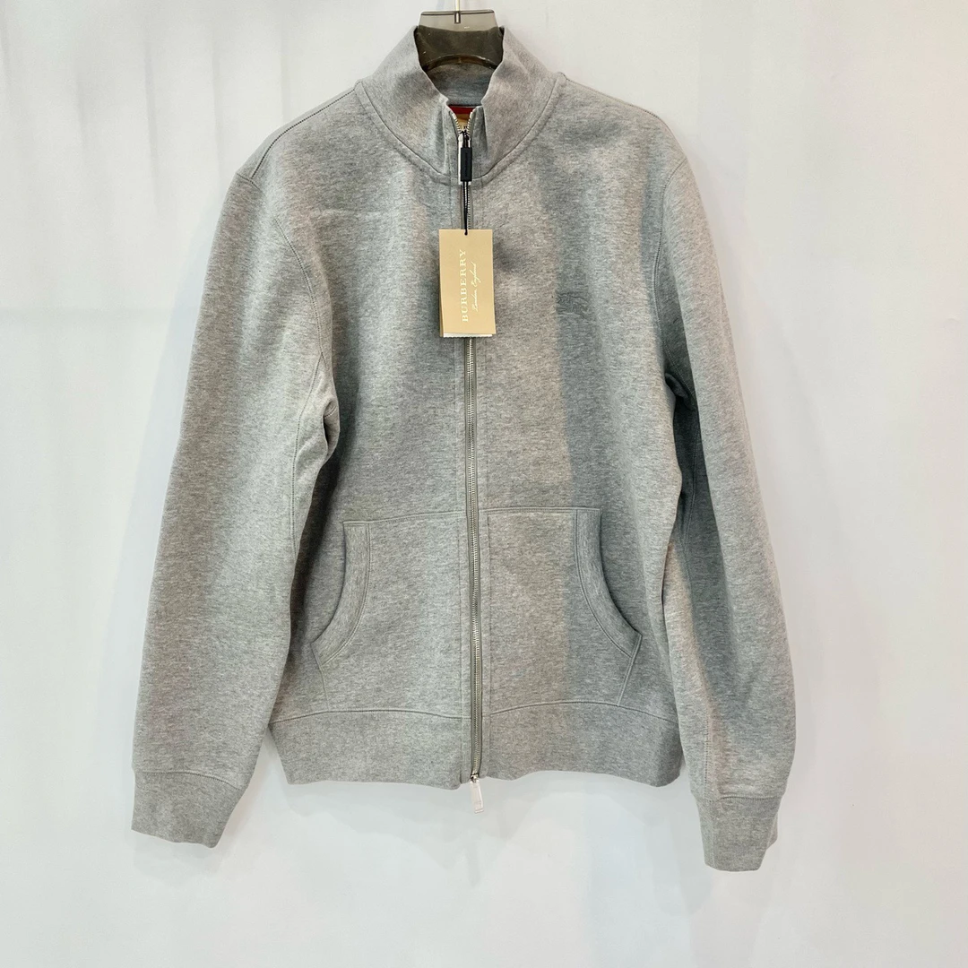 全新未使用 BURBERRY/博柏利 Burberry 全新 灰色加绒外套