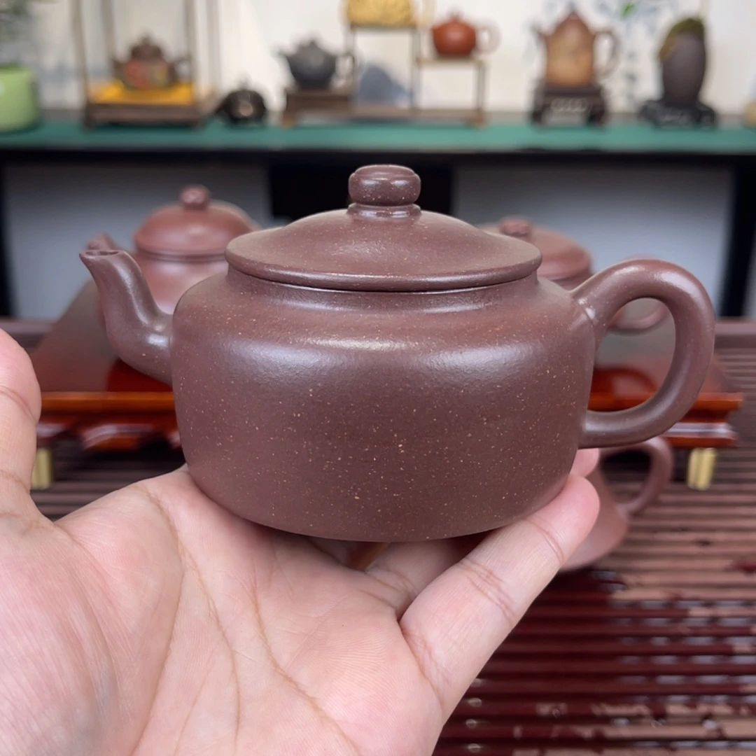 酒***紫砂茶壶170毫升全手工底槽青旭帽