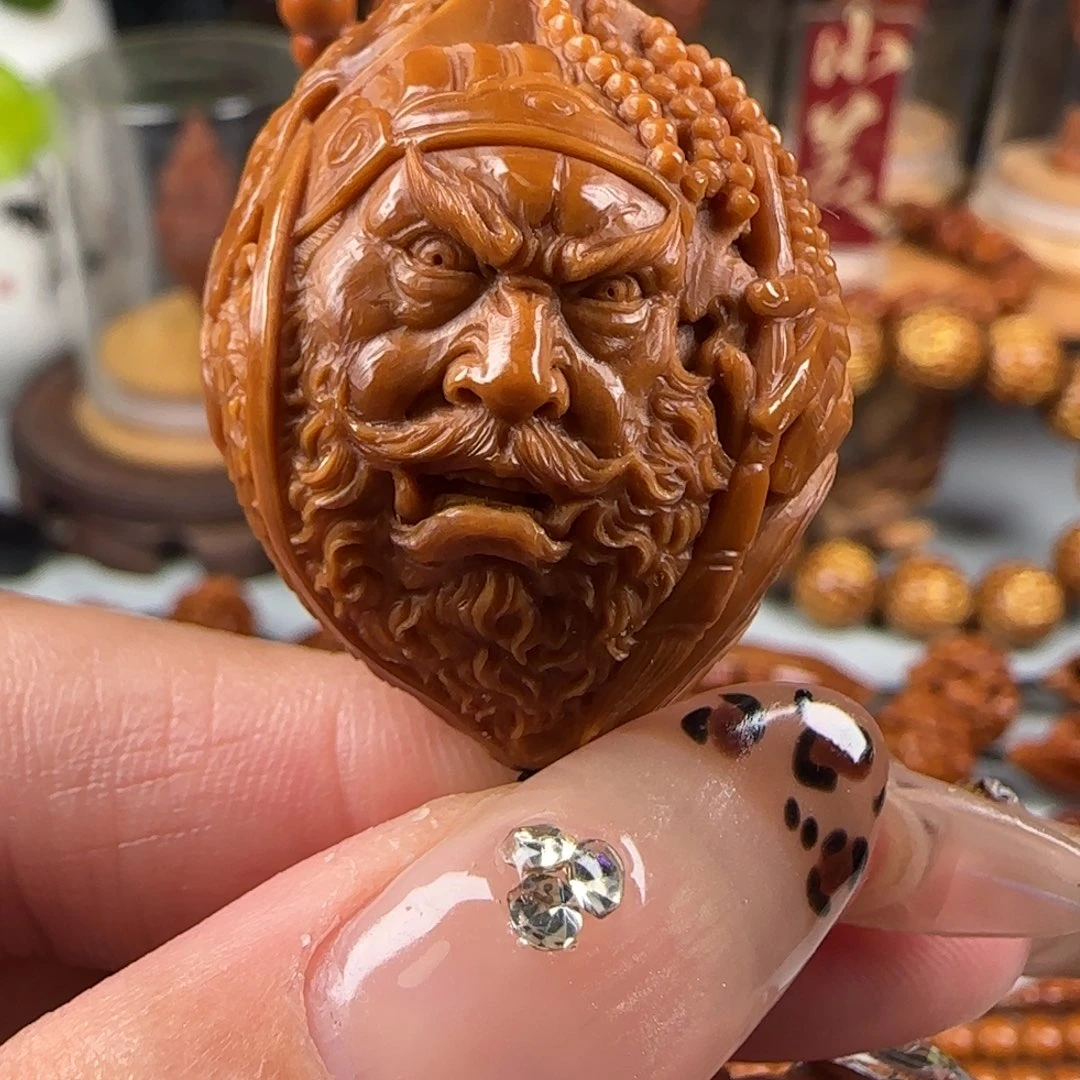 手串/手链橄榄核宽2.8梅林红核满工地府大单颗