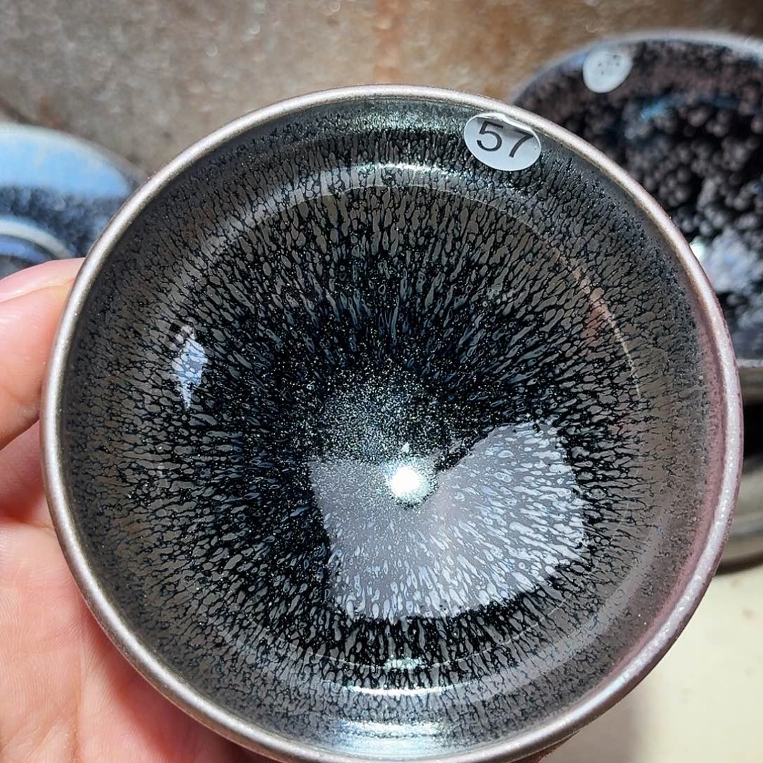 茶盏义兴龙窑建盏57微瑕