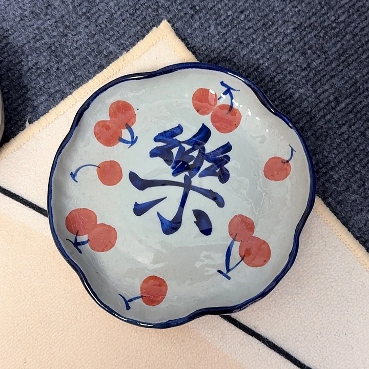 景德镇陶瓷手工手绘碟子