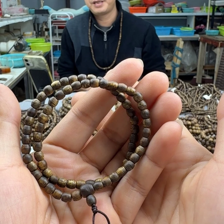 沉香沉香香囊04小古珠双圈