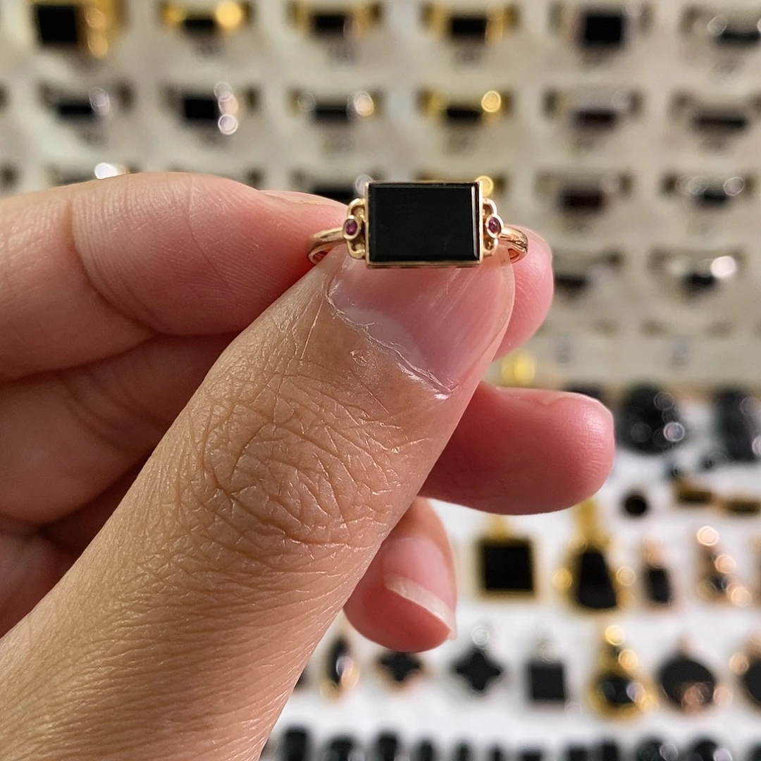 翡翠未镶嵌手链墨翠