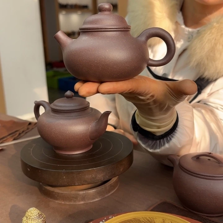 紫砂茶壶紫砂容天壶特价微瑕190CC