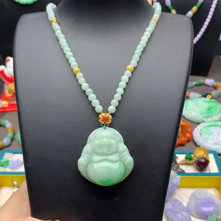 翡翠未镶嵌颈饰翡翠佛公