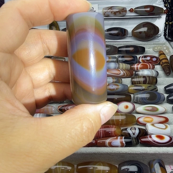 心***静玛瑙/玉髓合金颈饰