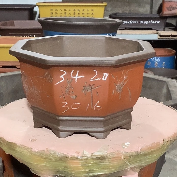 宜兴紫砂花盆花盆