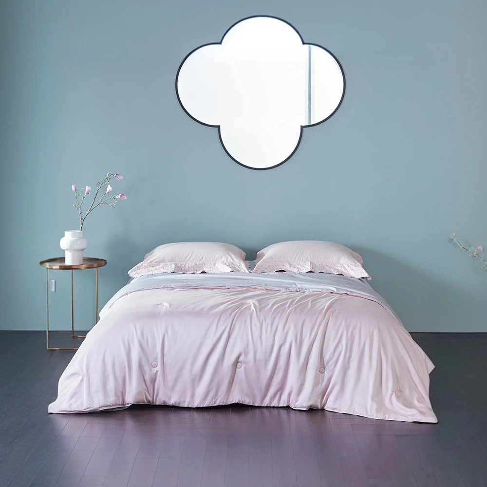 【臭屁坨夫妇专属】梦洁家纺 御锦丝绒缎提花纯蚕丝二合一被