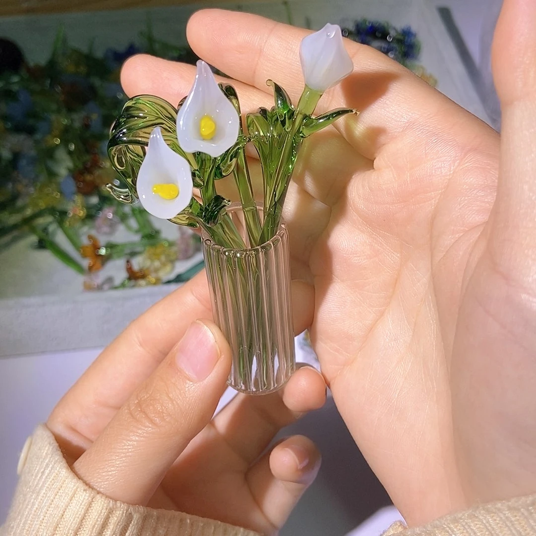 琉璃手工艺品马蹄莲