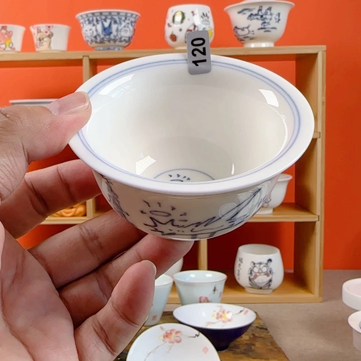 顺****然非正品手绘陶瓷茶具