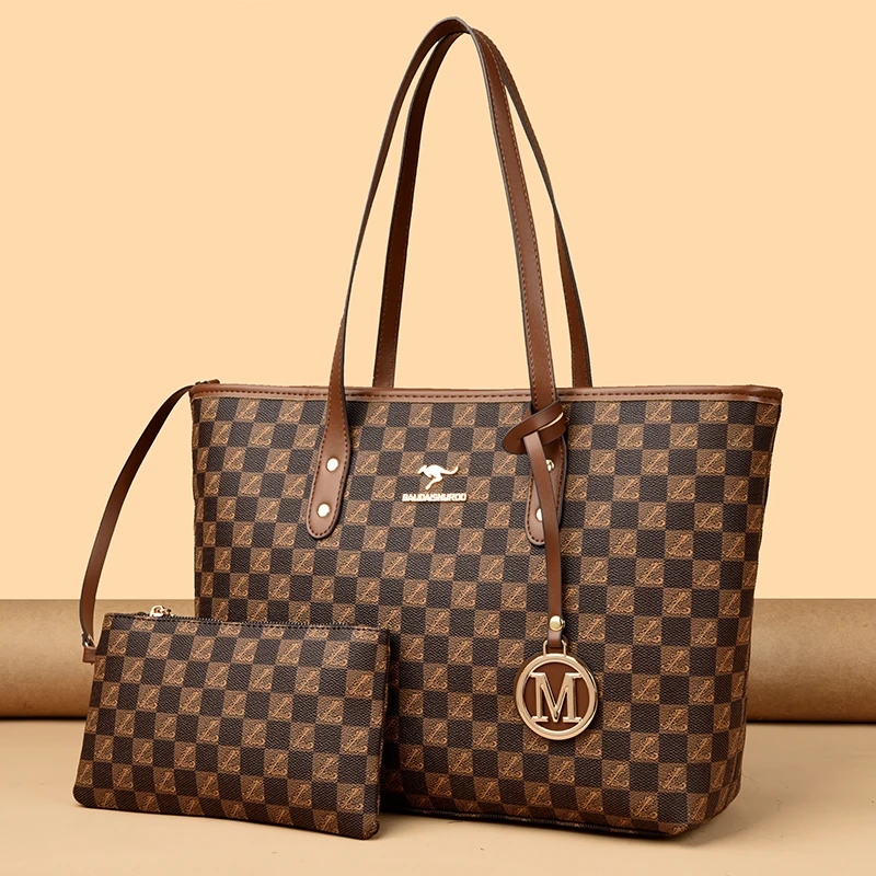 正品品牌专柜软皮托特包女包2025秋季新款大容量时尚妈妈通勤手提