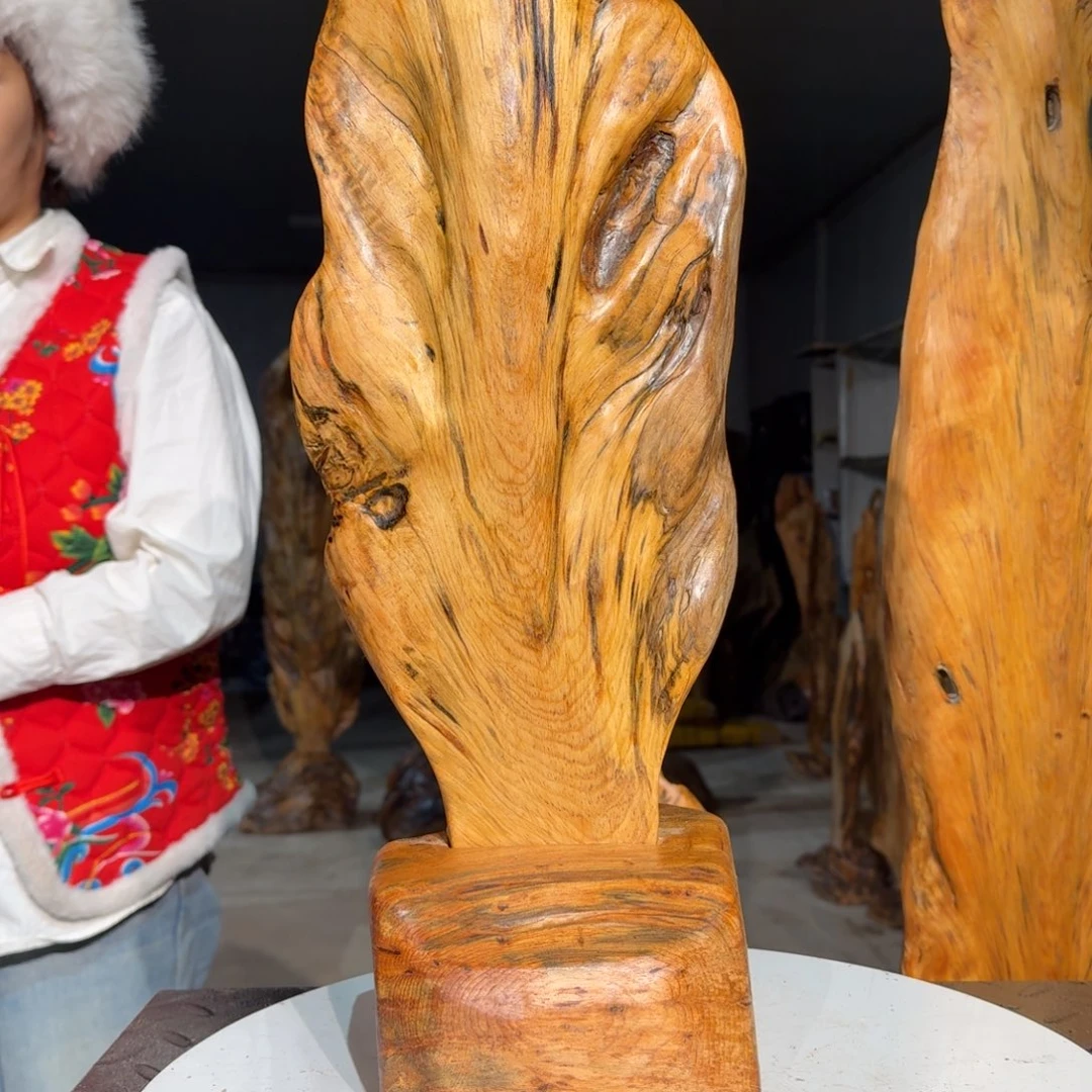 用***2木佳友琥珀木摆件11