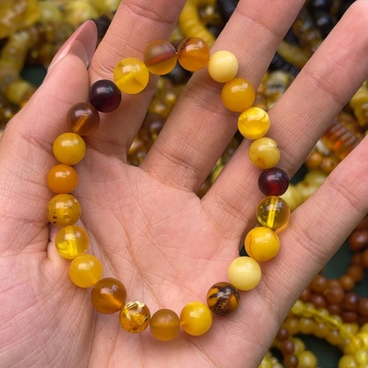 琥珀未镶嵌珠宝奇石