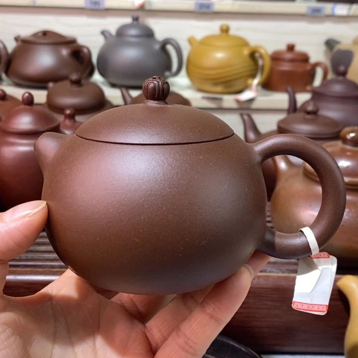 人***己紫砂茶壶微瑕处理一把
