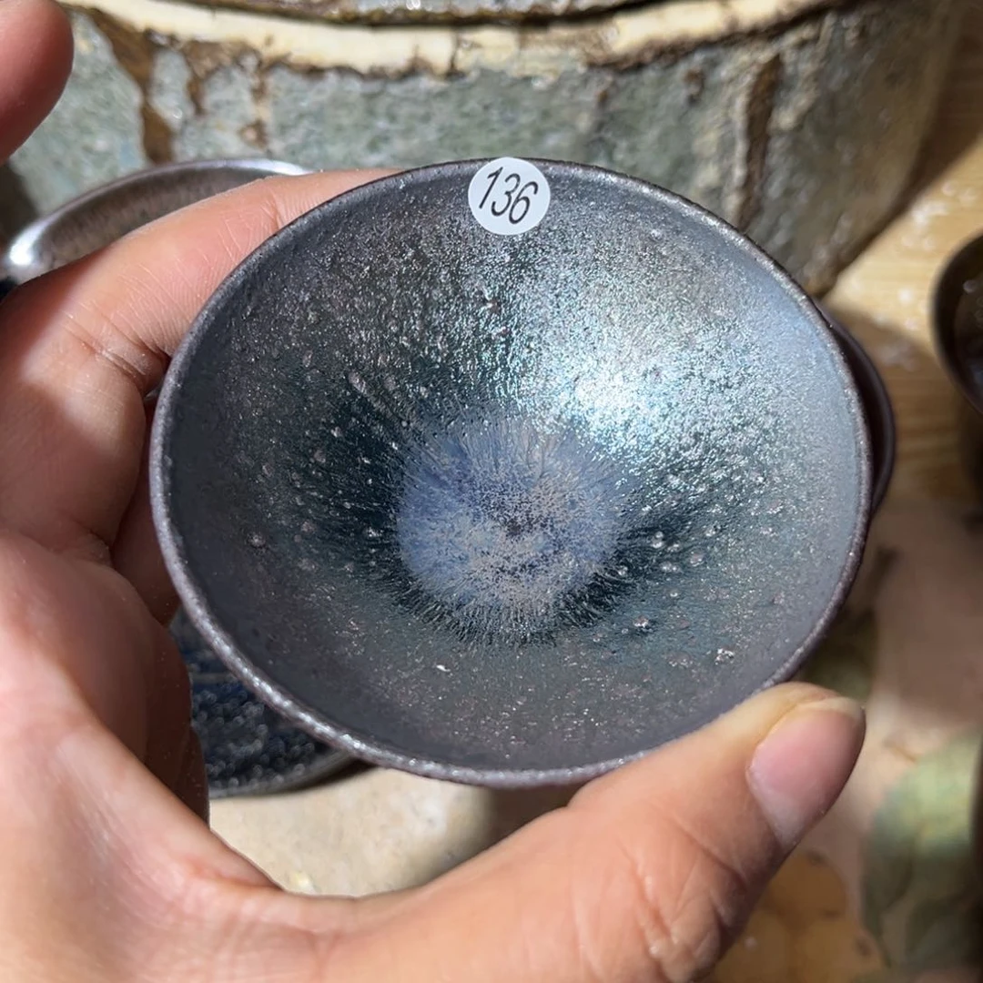 茶盏义兴龙窑柴烧落灰烧