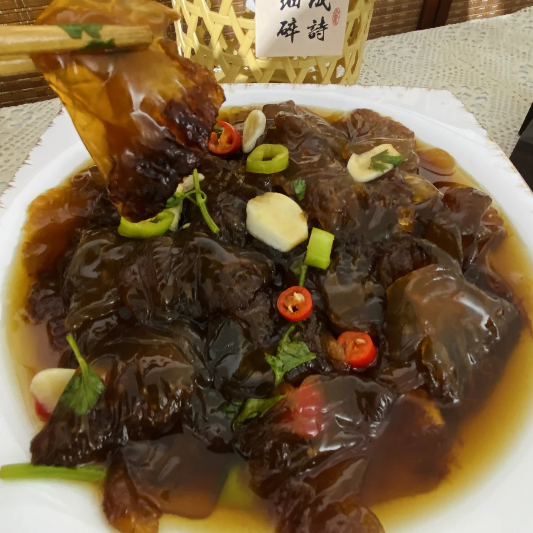 酸辣海蜇头1000克/罐海蜇头净料750克汤汁250克