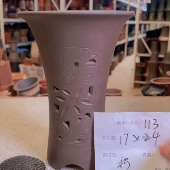 紫砂花盆紫紫砂盆