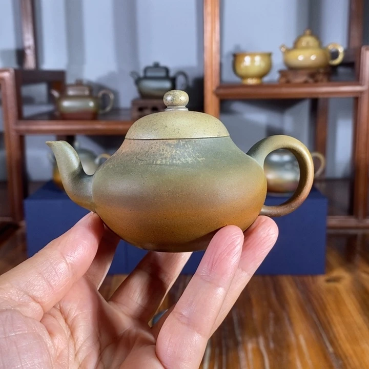 茶杯紫砂100cc梨形 底槽清