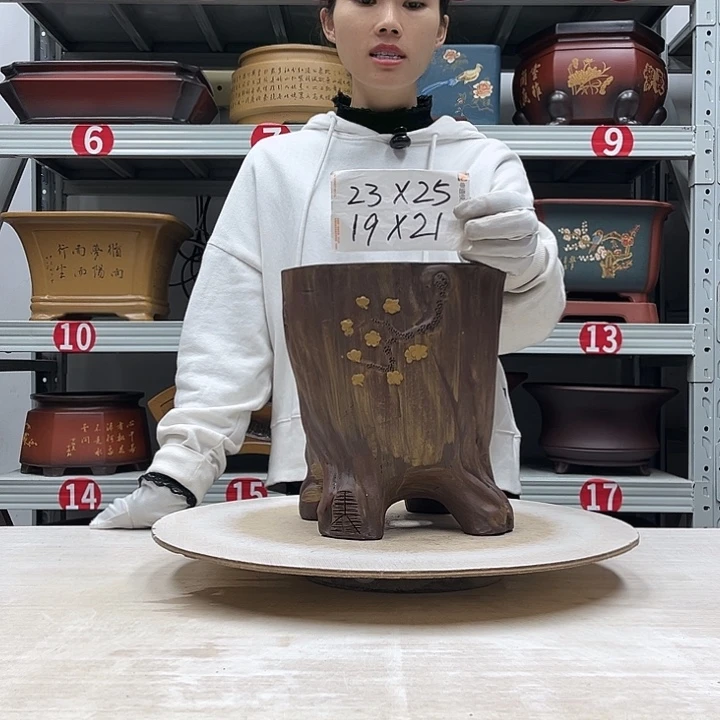 紫砂花盆紫砂花盆