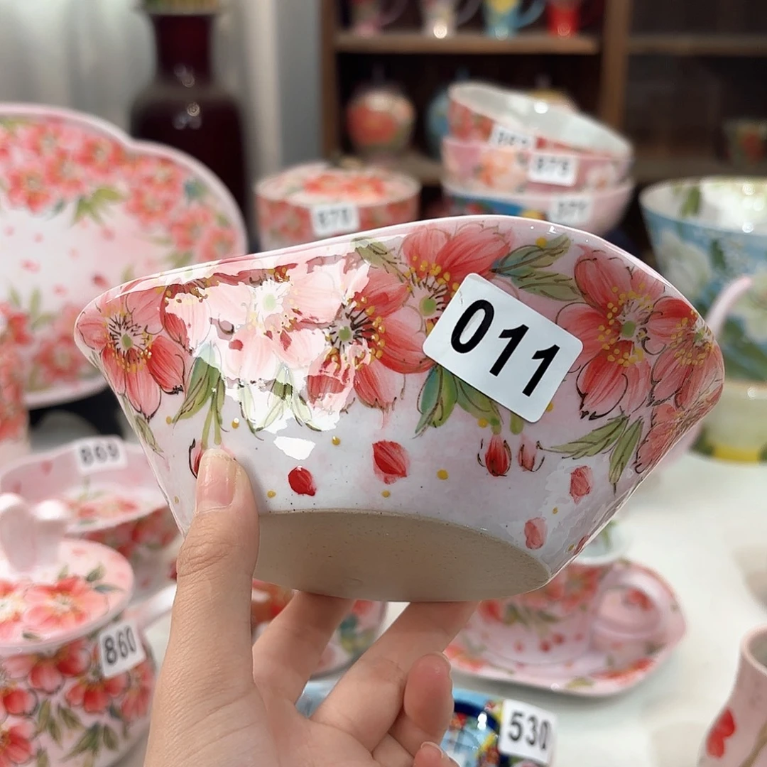 景德镇手绘高温釉下彩陶瓷茶具