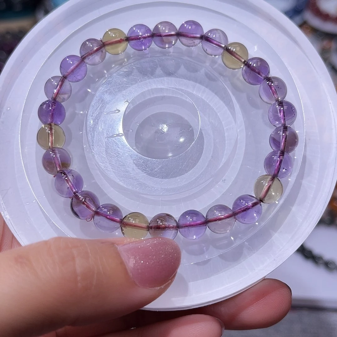 未镶嵌手链水晶紫水晶
