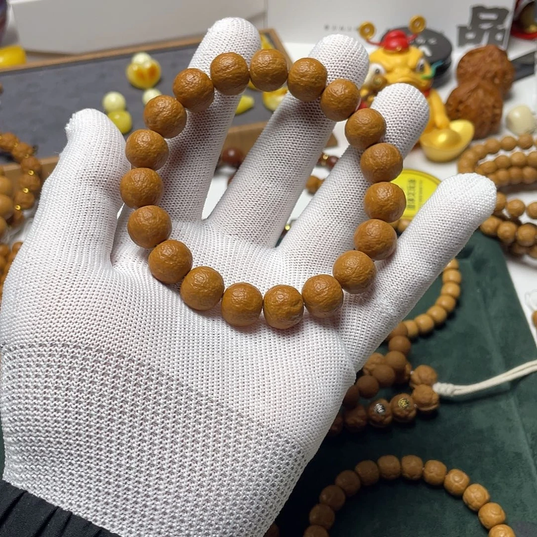 文***u猴头核桃吊坠橘皮纹单圈