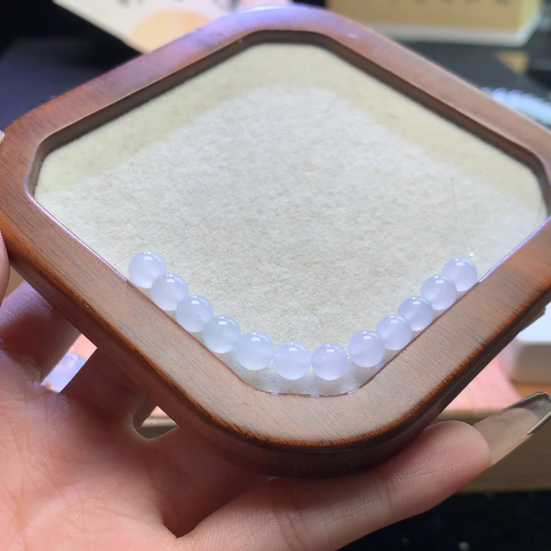 未镶嵌手链翡翠白冰卡5➕