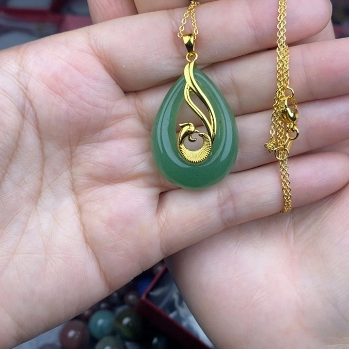 东陵石合金颈饰东陵玉合金项链