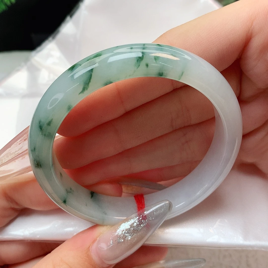 未镶嵌手镯翡翠正圈54