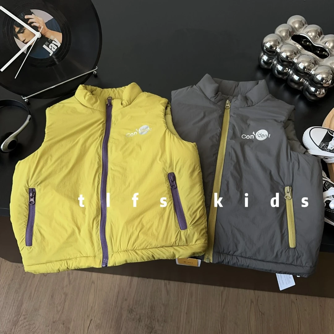 童例「25538雪丽棉马甲」秋冬儿童韩版男童女童中性休闲时尚百搭潮