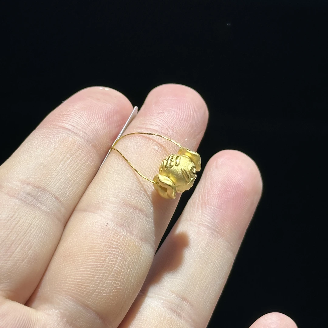 足金999 精品 活泼可爱糖果通孔 1.304