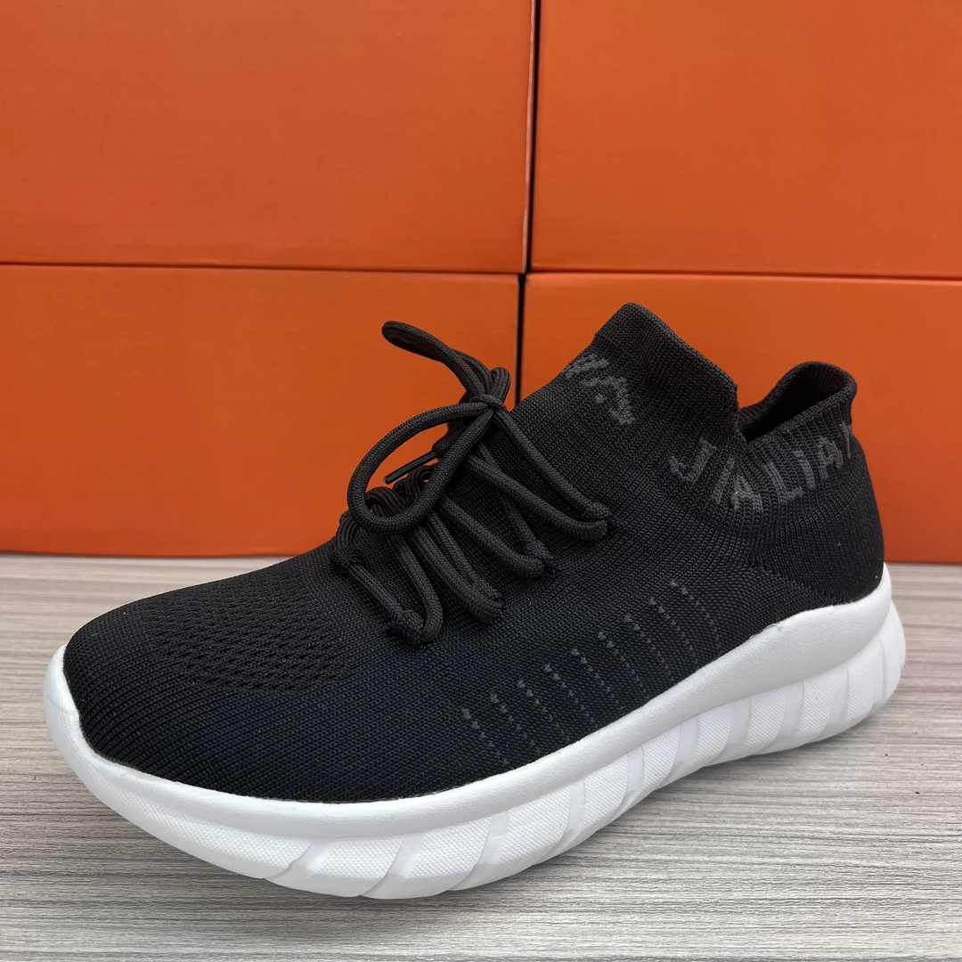 191运动休闲鞋纯色素面透气网面鞋夏季飞织老北京布鞋男士百搭