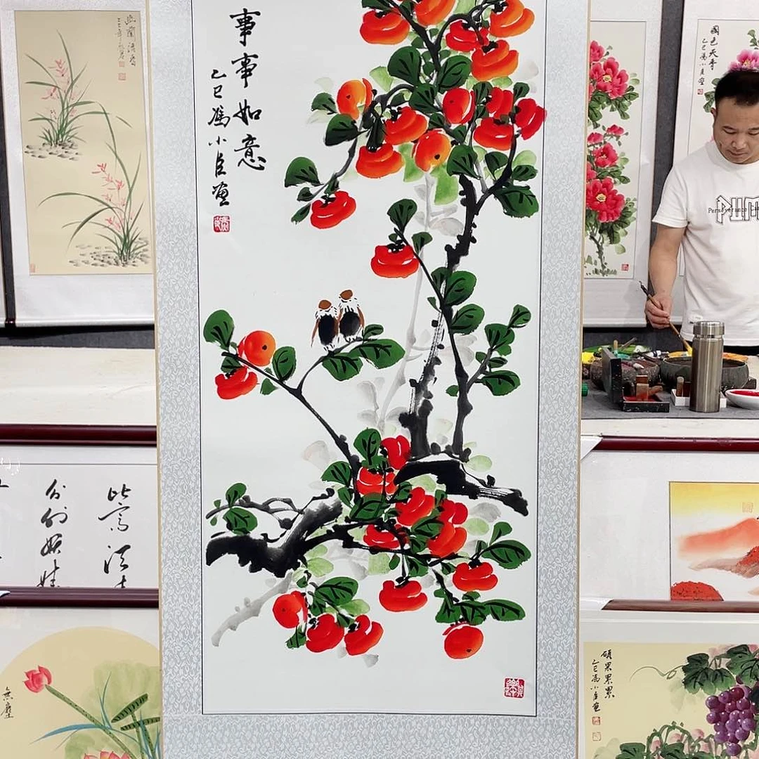 国画手绘画绘画作品