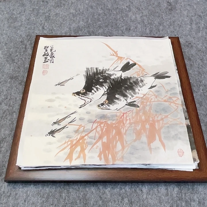 国画张圣敏先生纯手绘作品