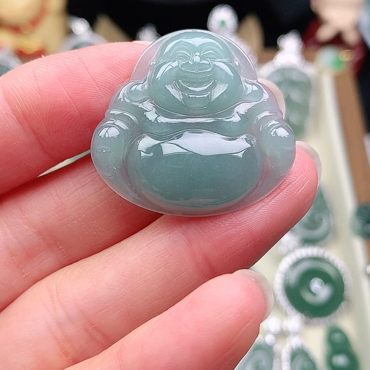 颈饰未镶嵌翡翠吊坠