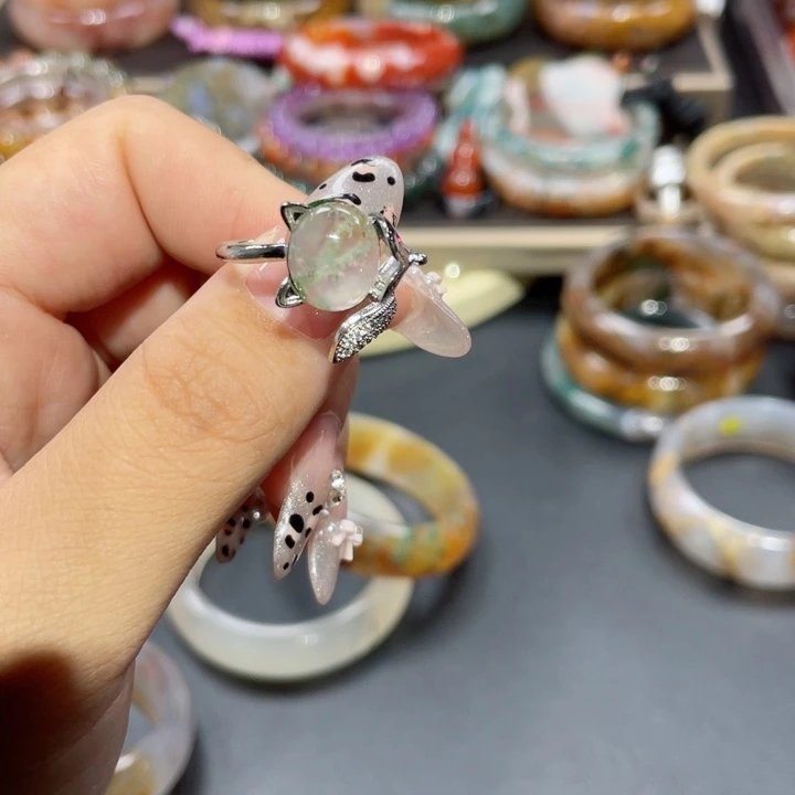 【闪购商品】未镶嵌戒指玛瑙/玉髓