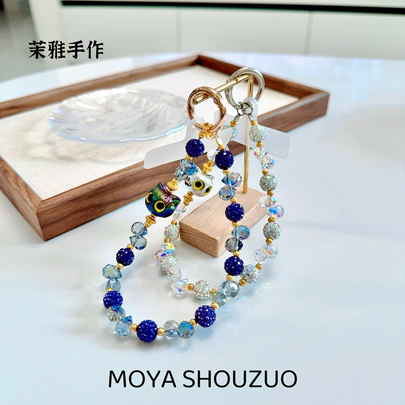 手机链ins可爱卡通通用手机挂绳手工diy短手绳相机挂件防丢绳挂饰