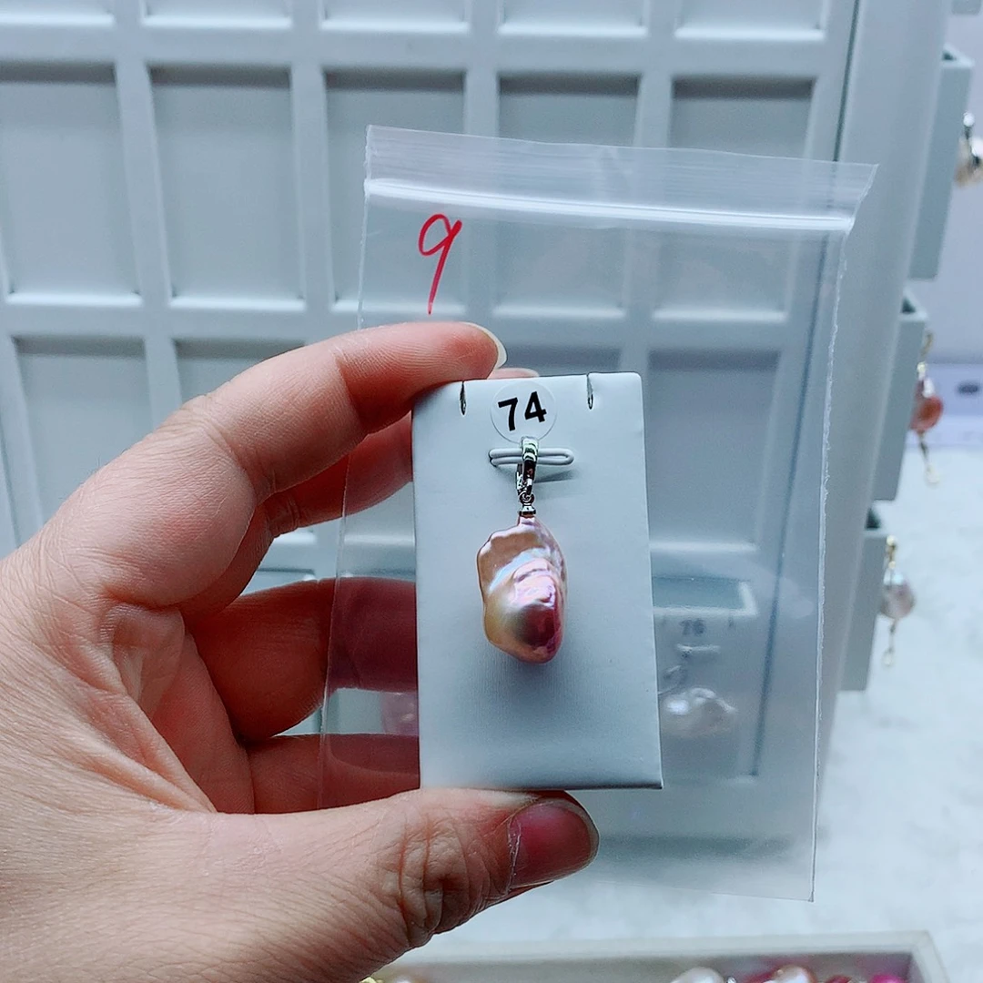 淡水珍珠吊坠(不含链)合金