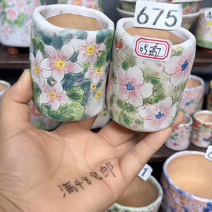 手工制作多肉花盆