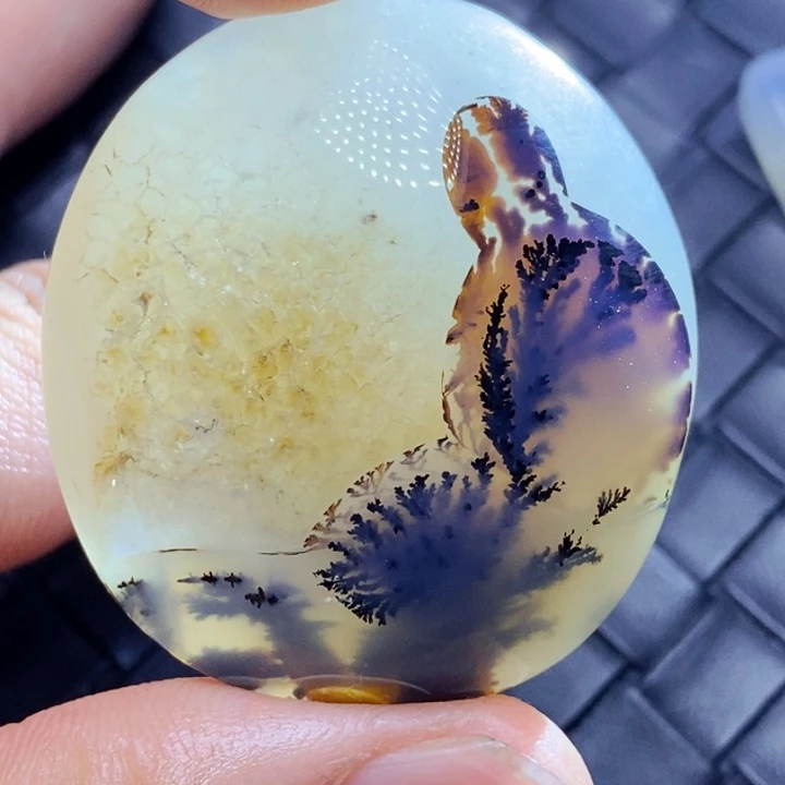玛瑙/玉髓吊坠(不含链)未镶嵌幸**星
