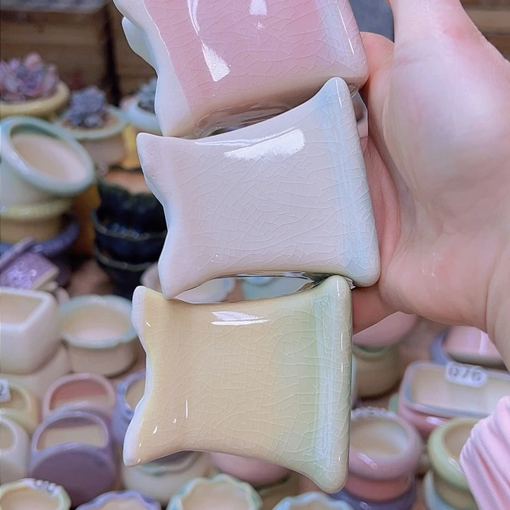 红陶陶瓷花盆当场满12包邮