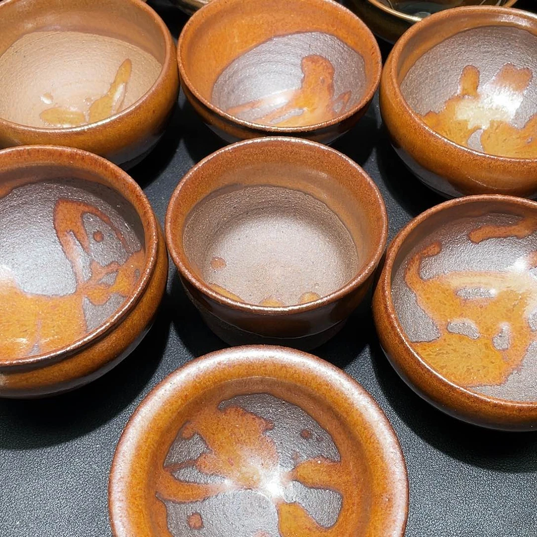 茶盏叫**哥莫妮卡建盏茶器7只