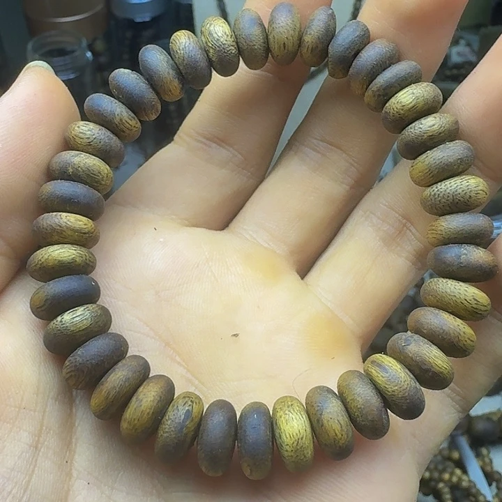 沉香沉香碎屑99分沉1.0算盘珠单圈