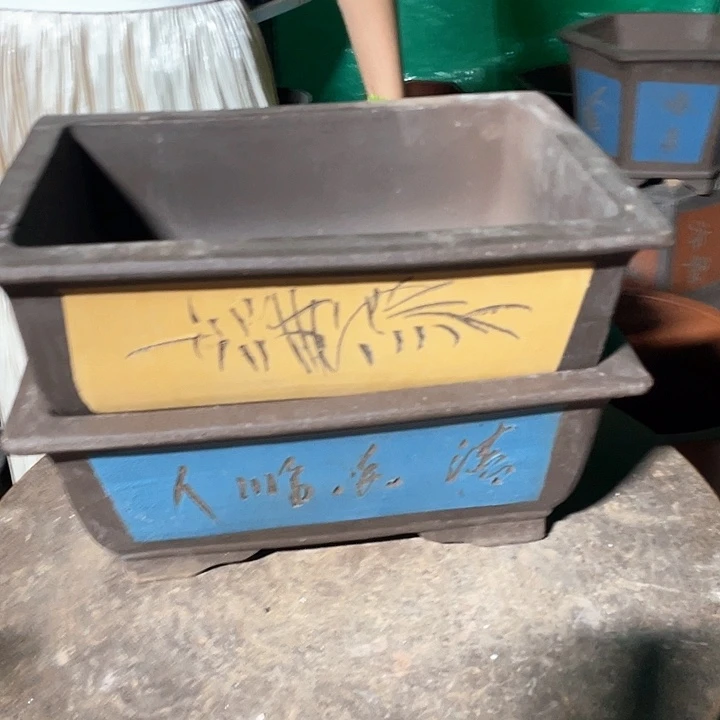 无花朵32黄色马槽32蓝色马槽花盆花盆