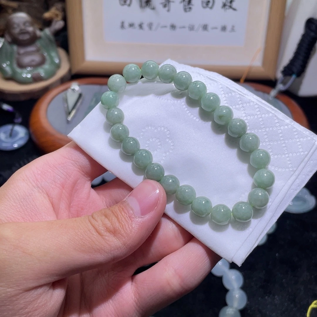 翡翠未镶嵌手链手串